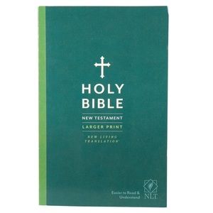 New Living Testament Larger Print Paperback New Testament Holy Bible NWT